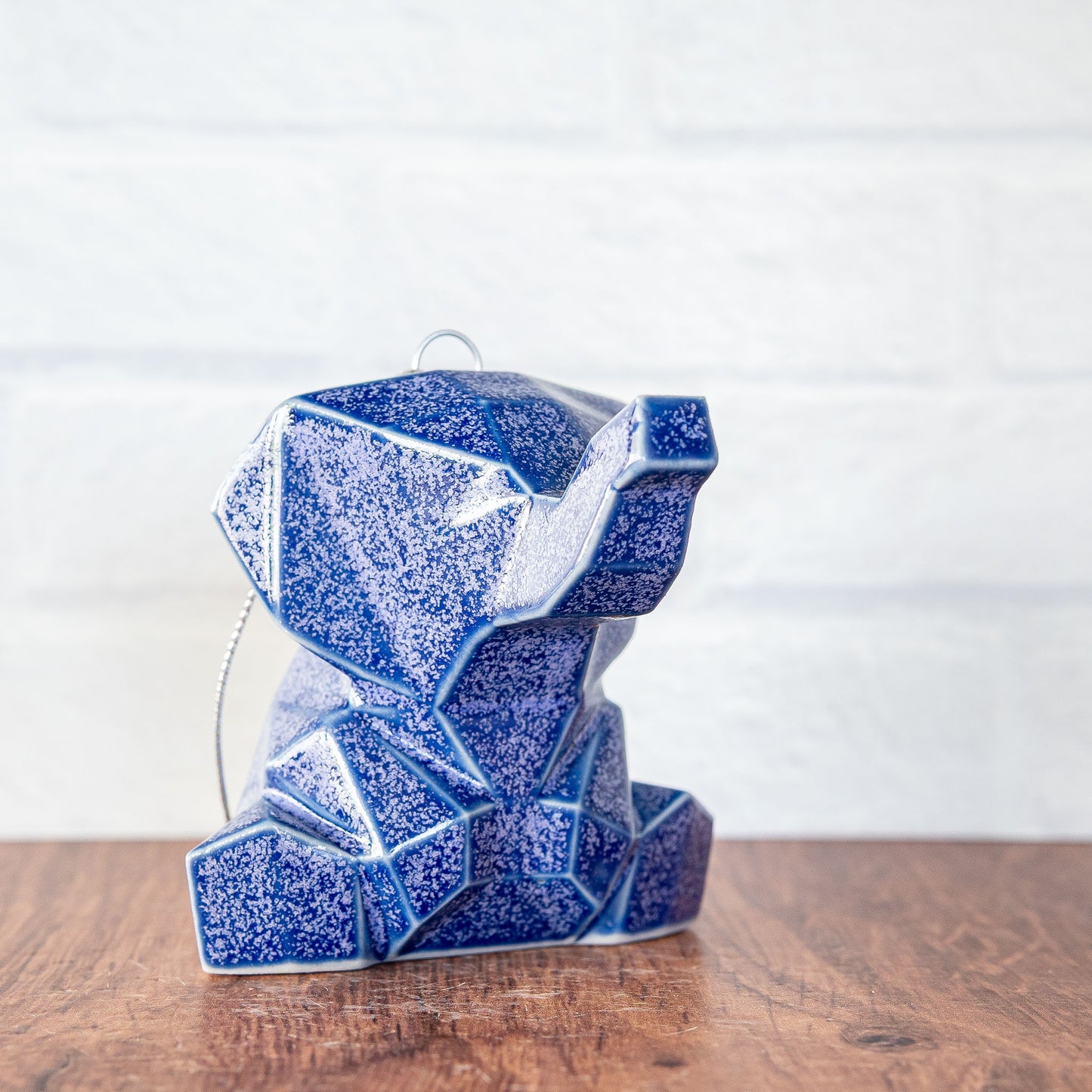 'Lavender Teadust' Elephant Ornament