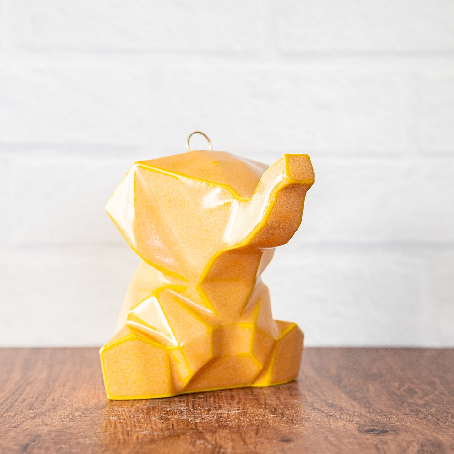 'Creamsicle' Elephant Ornament