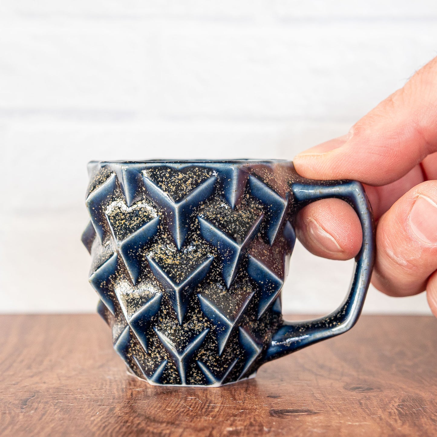 'Blue Teadust' Mini Mug Ornament