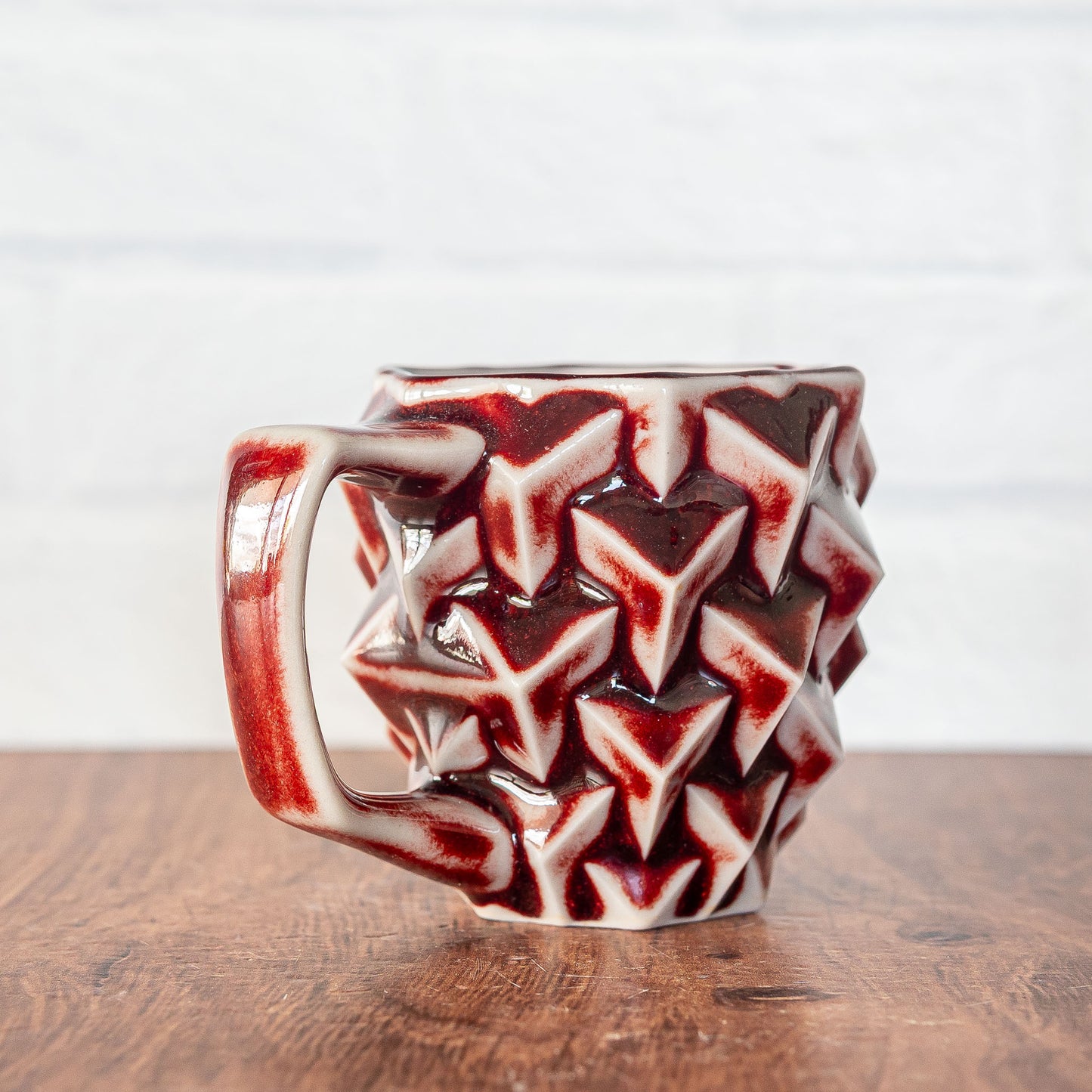 'Cranberry Red' Mini Mug Ornament