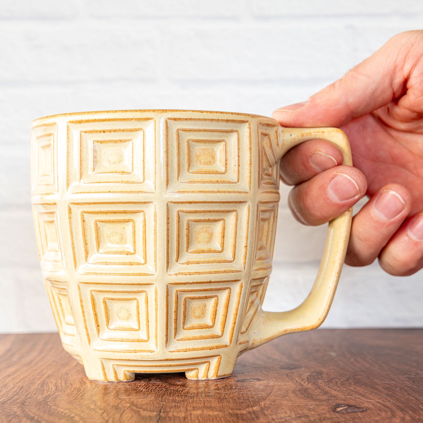 20oz 'Banilla' Squares Mug