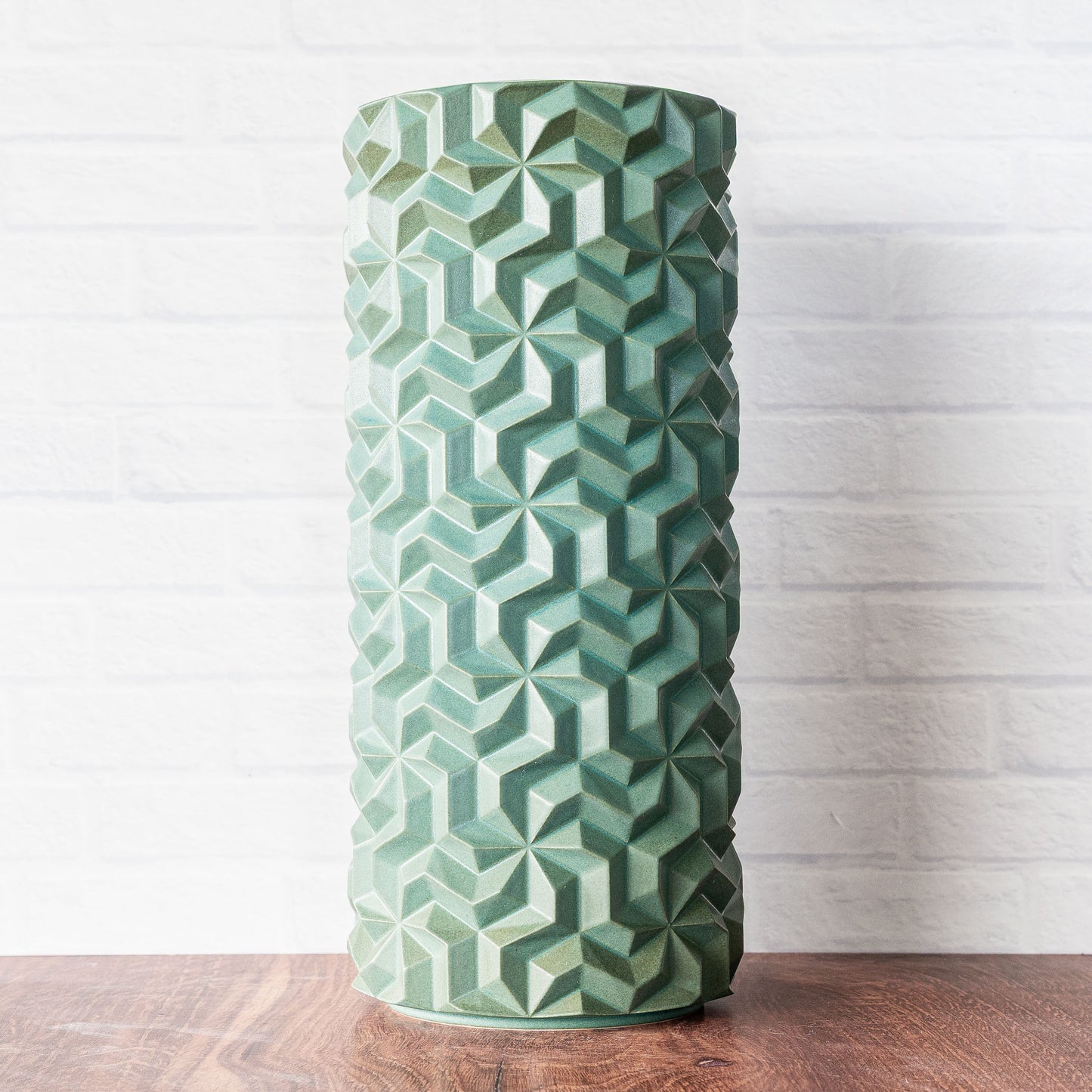 'Jade Matte' Triweave Vase