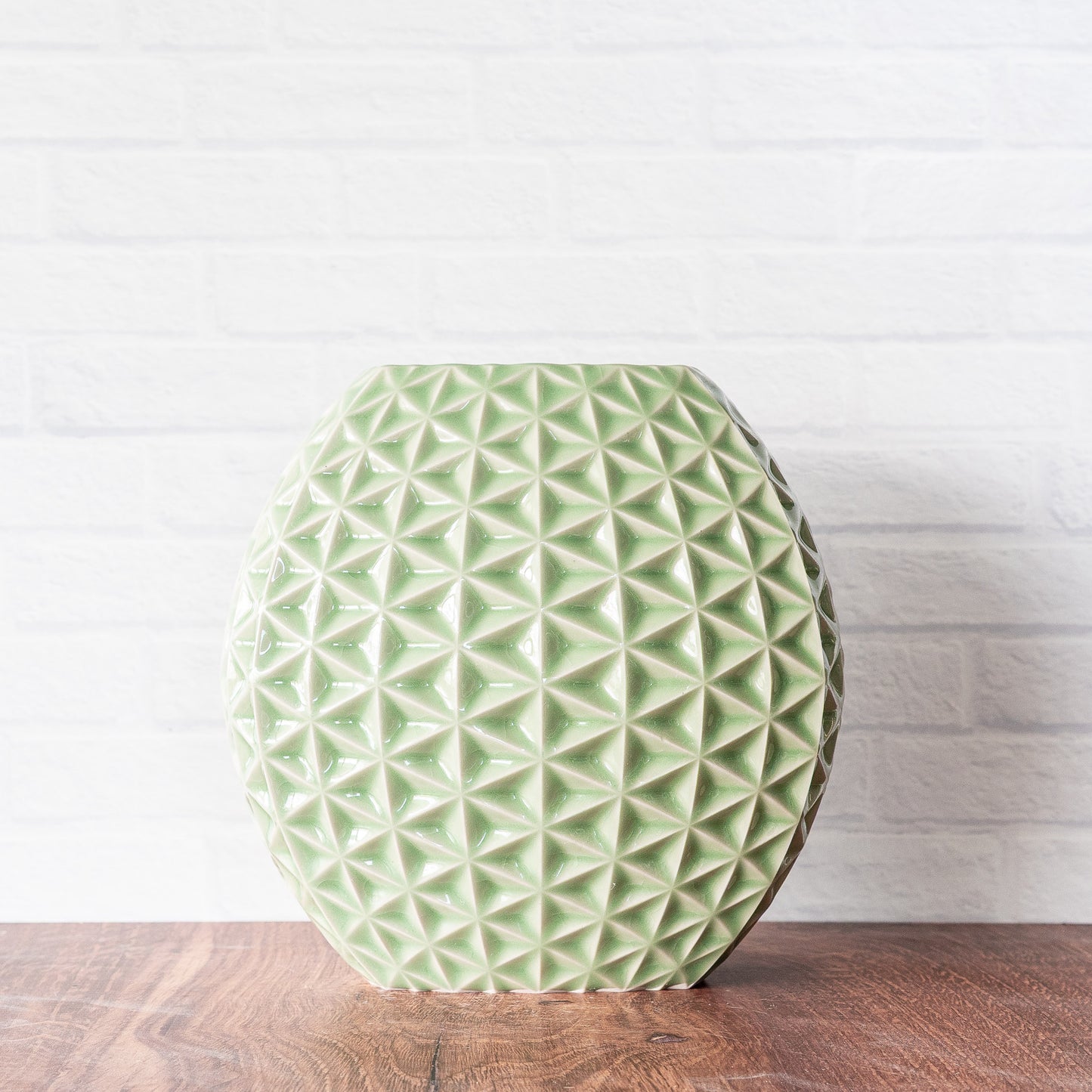 'Green Celadon' 8" Tall Vase