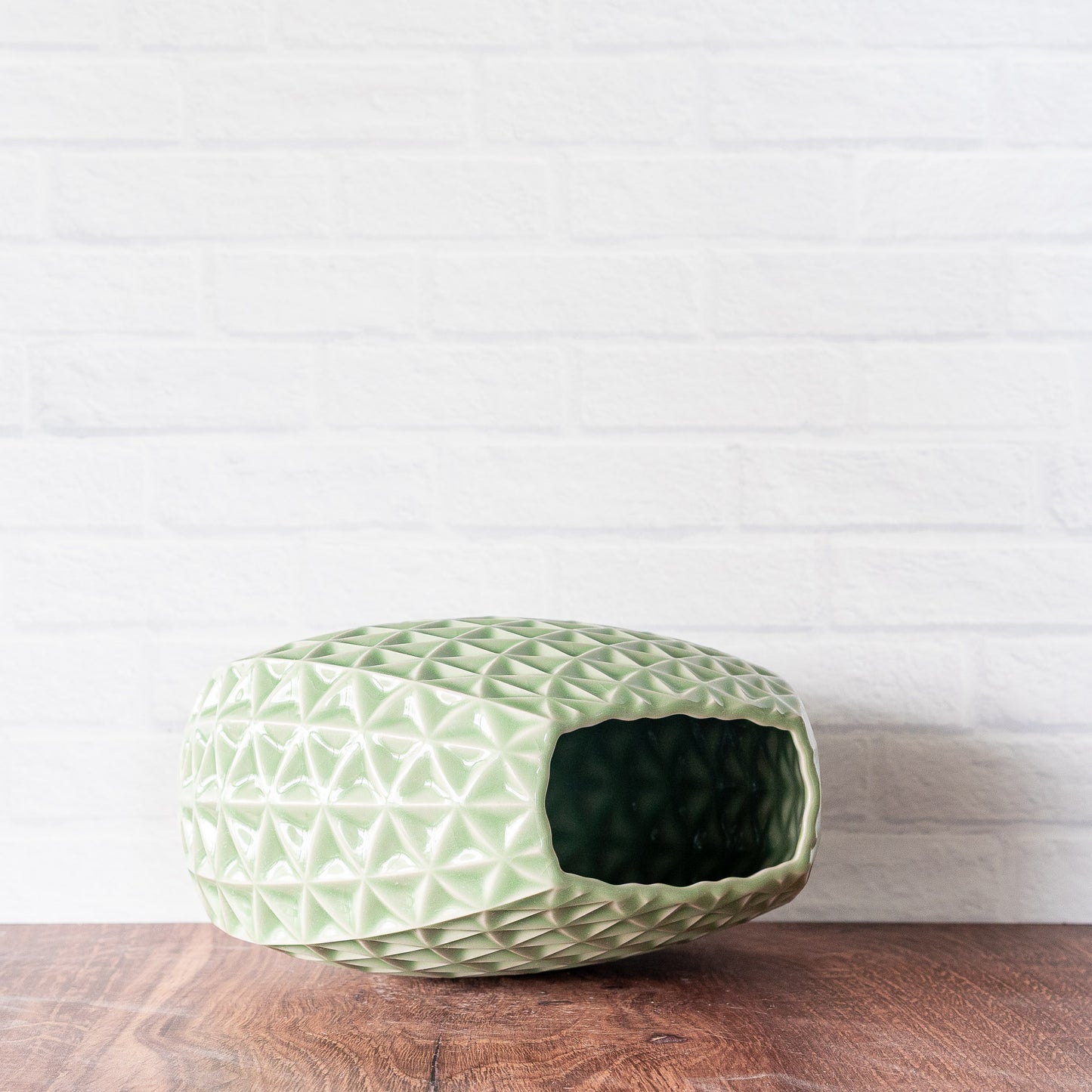 'Green Celadon' 8" Tall Vase