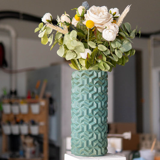 'Jade Matte' Triweave Vase