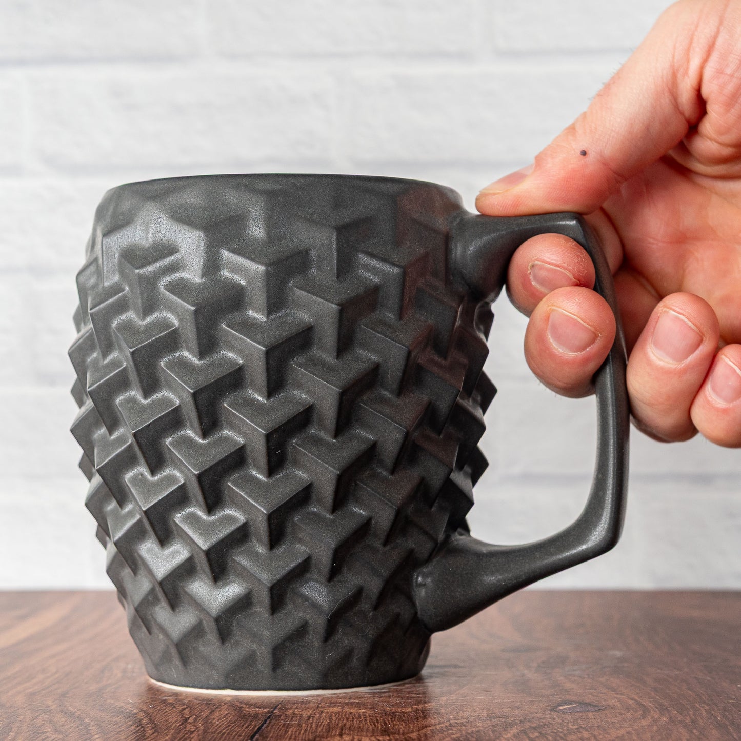 20oz 'Dark Matter' Cubes Mug