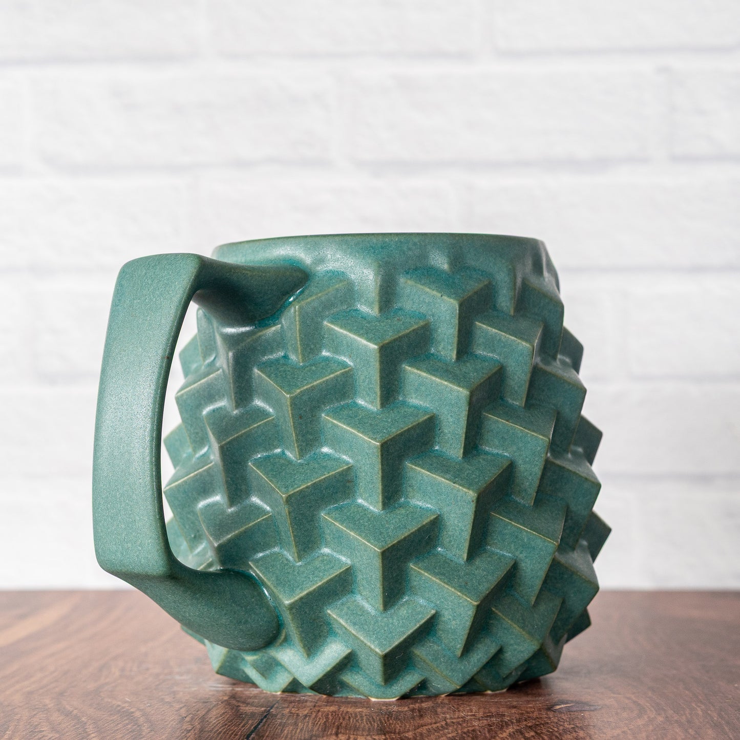 'Jade Matte' Super Cubes 16oz Mug