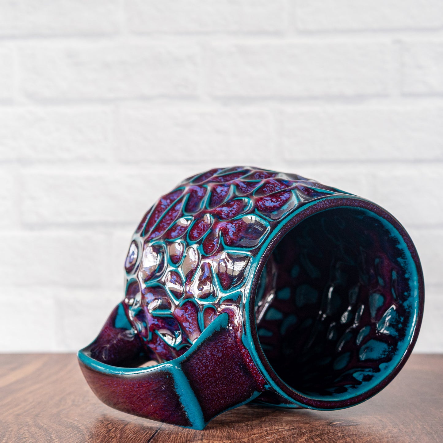 16oz 'Dragon Blood' Voronoi Mug