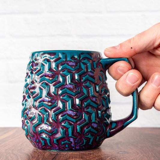 16oz 'Dragon Blood' Triweave Mug