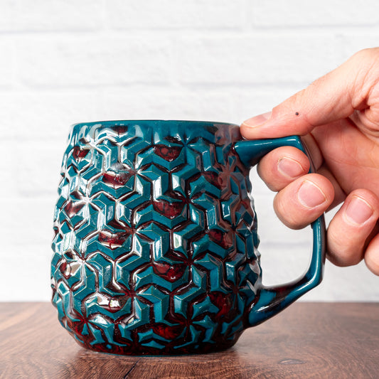 Limited 16oz 'Crimson Dragon Blood' Triweave Mug