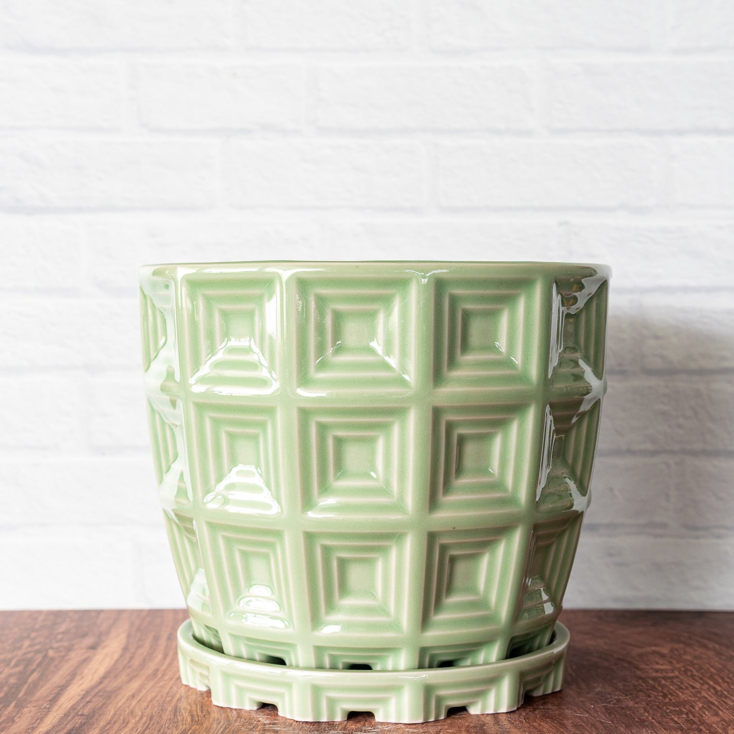 'Green Celadon' Pantheon Planter