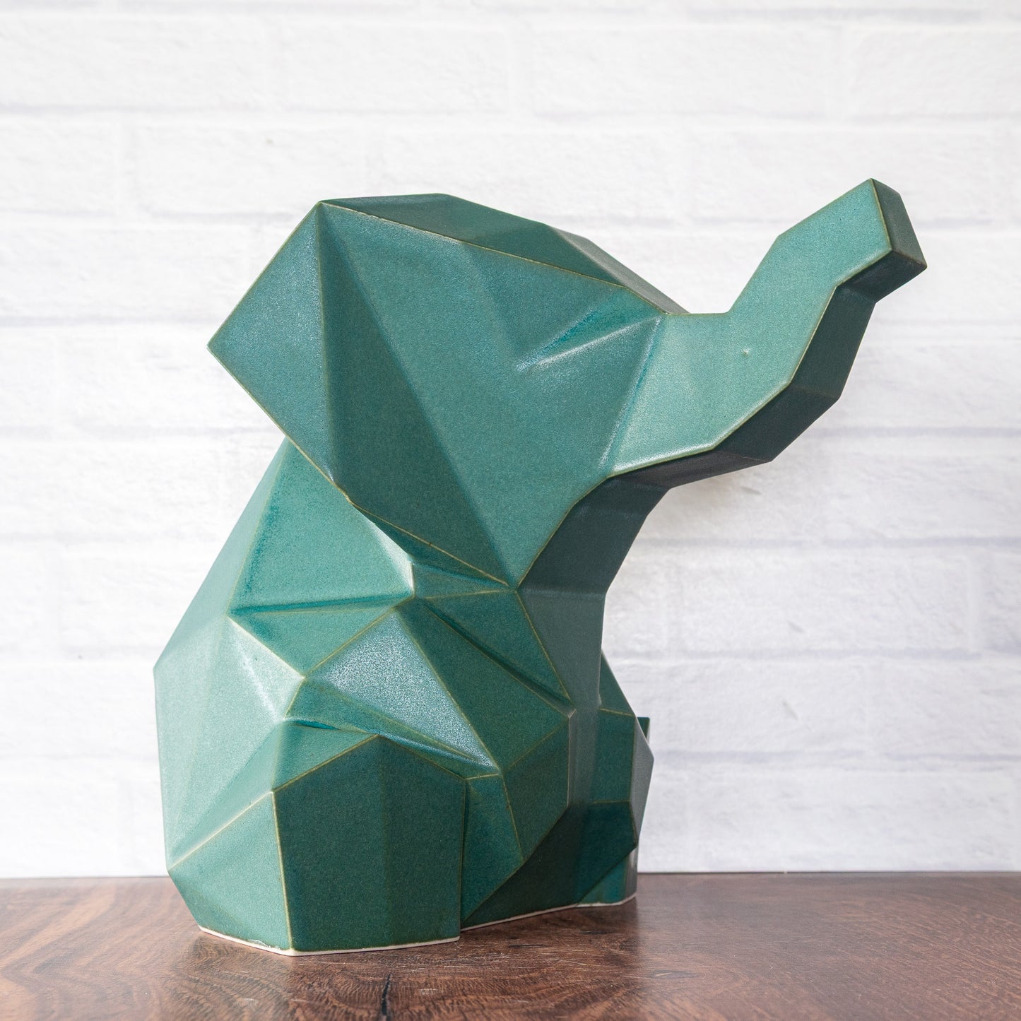 Large 'Jade Matte' Elephant