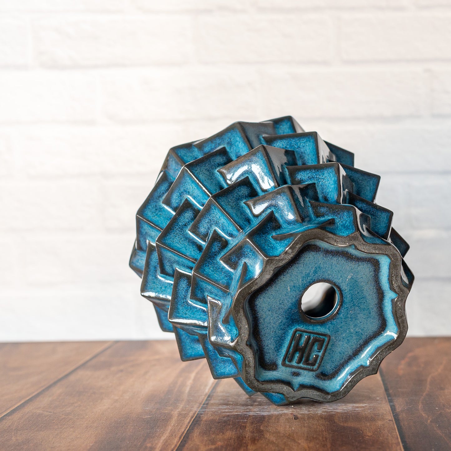 Medium 'Midnight Surf' Cubes Planter