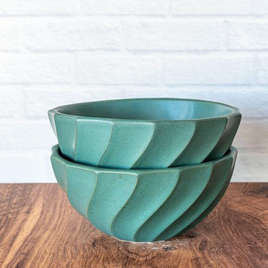 'Jade Matte' Deep Bowl