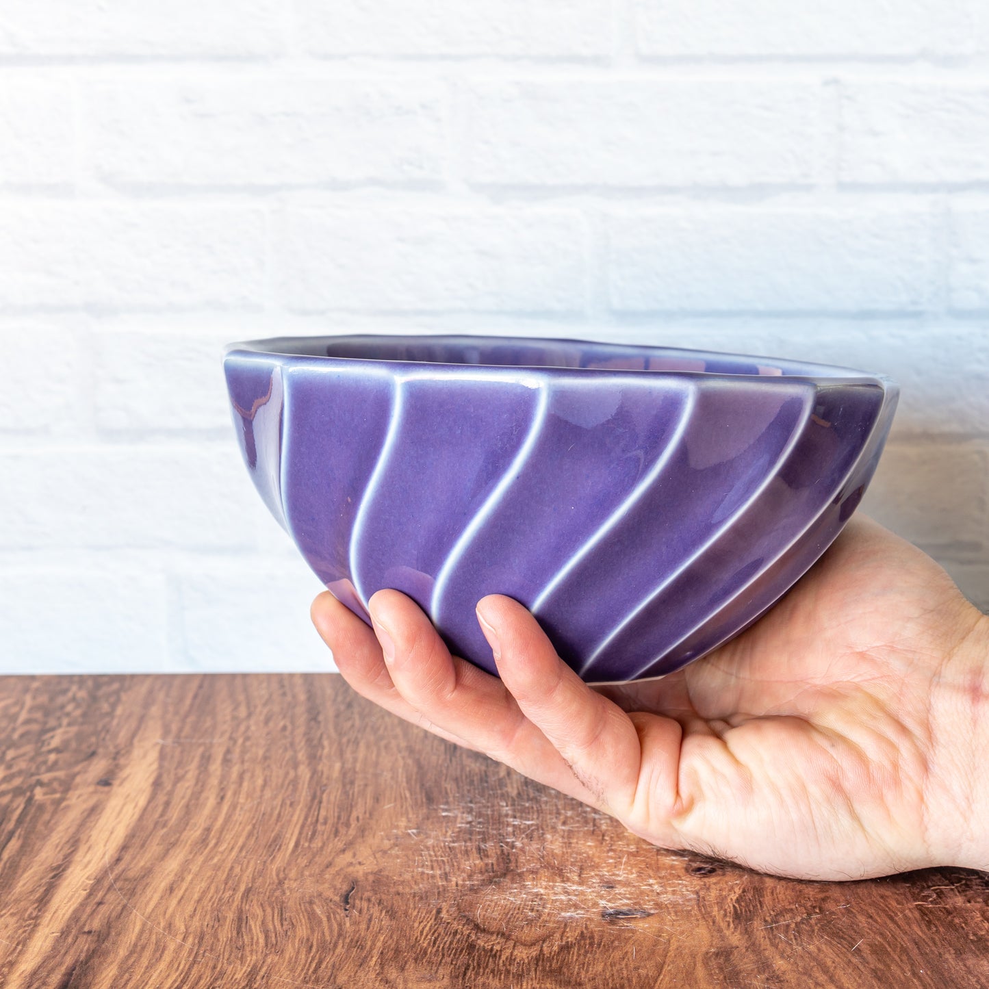 'Purple Celadon' Deep Bowl