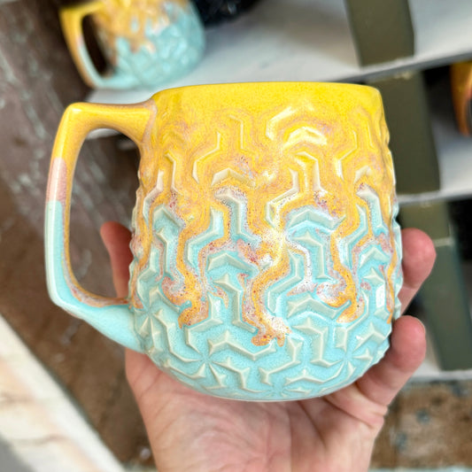 Second* 'Fire Coral' - 16oz Triweave Mug