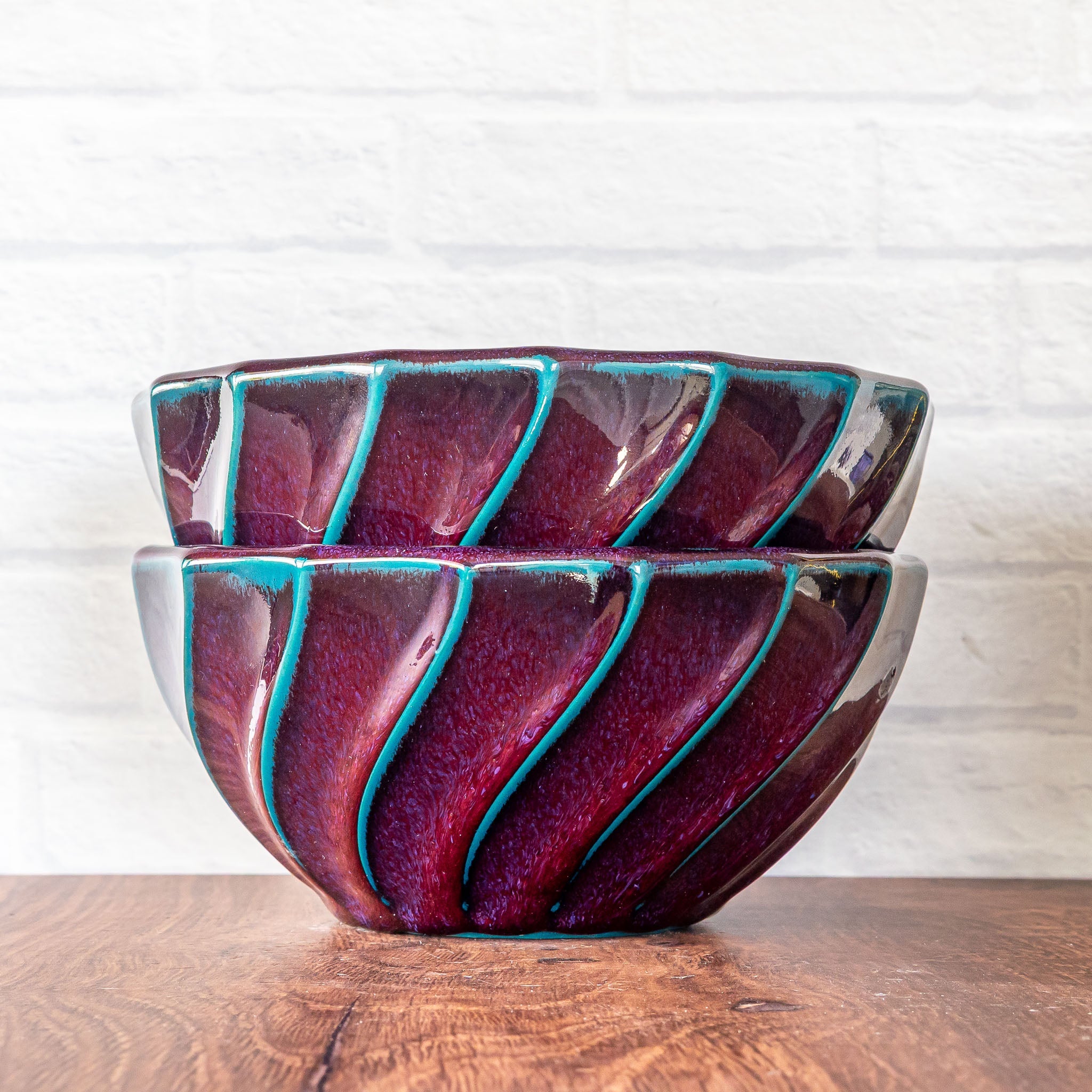 Deep Twist Bowl - Hammerly Ceramics