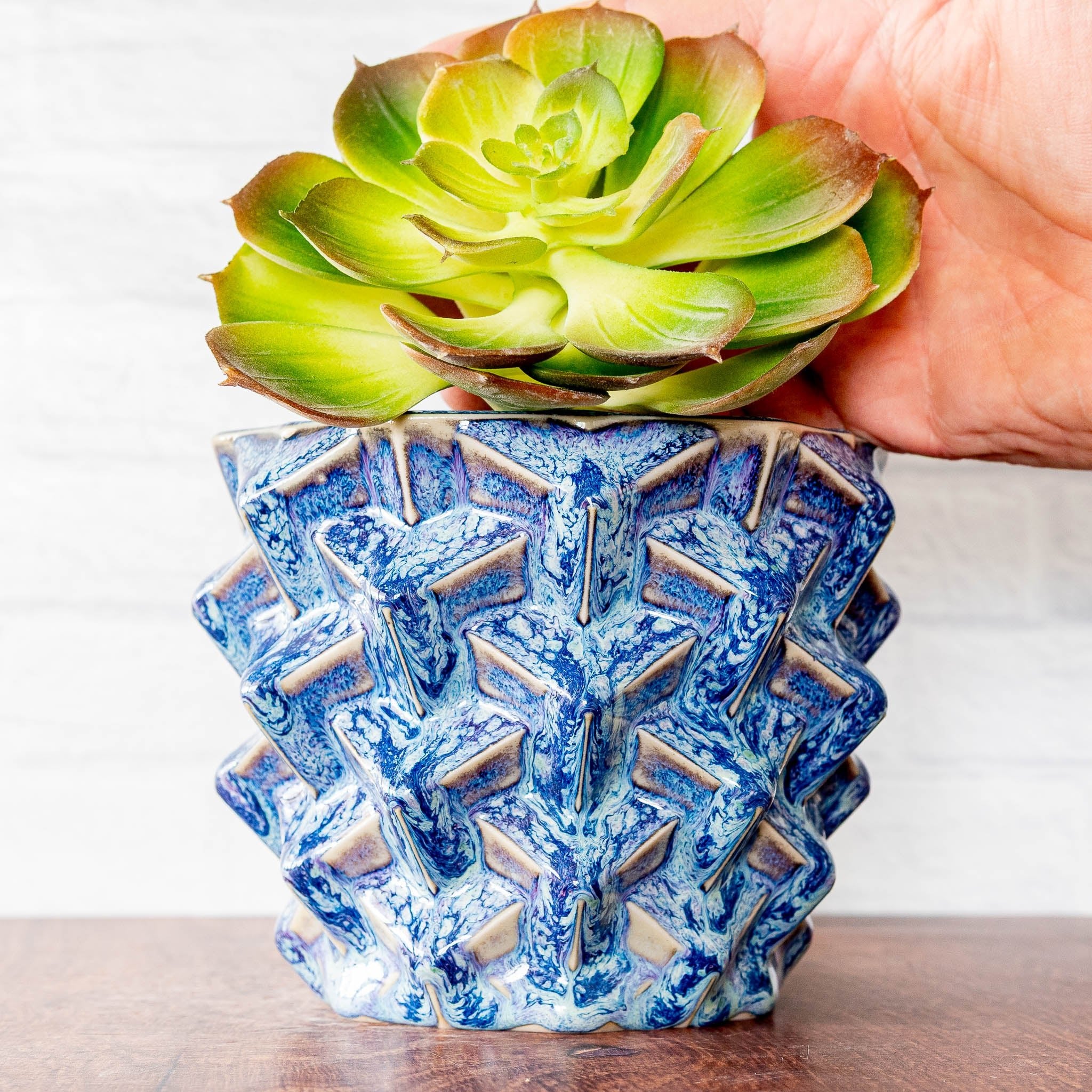 Medium Cubes Planter - Hammerly Ceramics