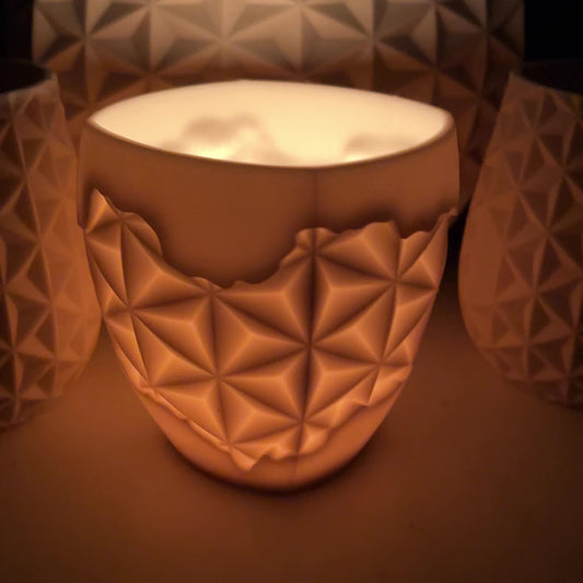 17oz Translucent Candle Holder