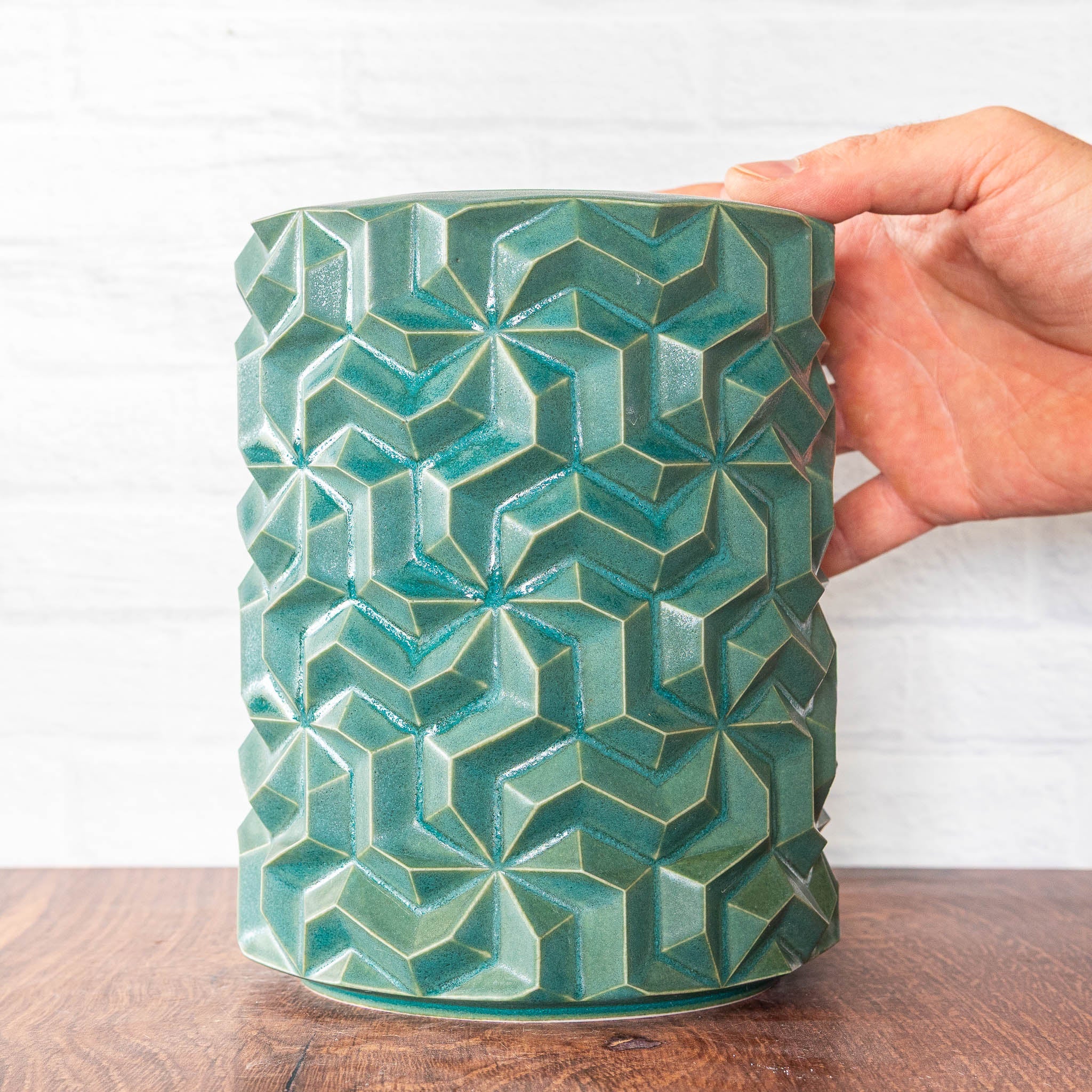 Short Triweave Vase - Hammerly Ceramics