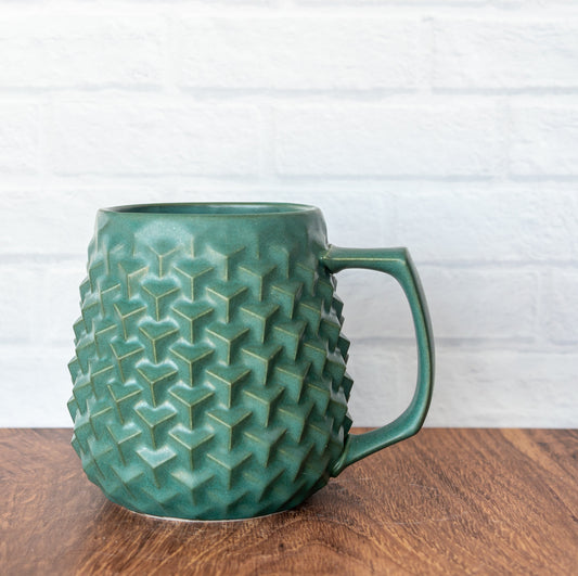 16oz Cubes 'Jade Matte' Mug